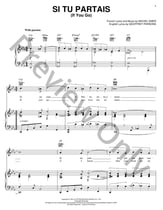 If You Go piano sheet music cover